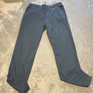 DUER Performance Pants Men’s M Blue Lightweight Breathable Athletic Taper Travel